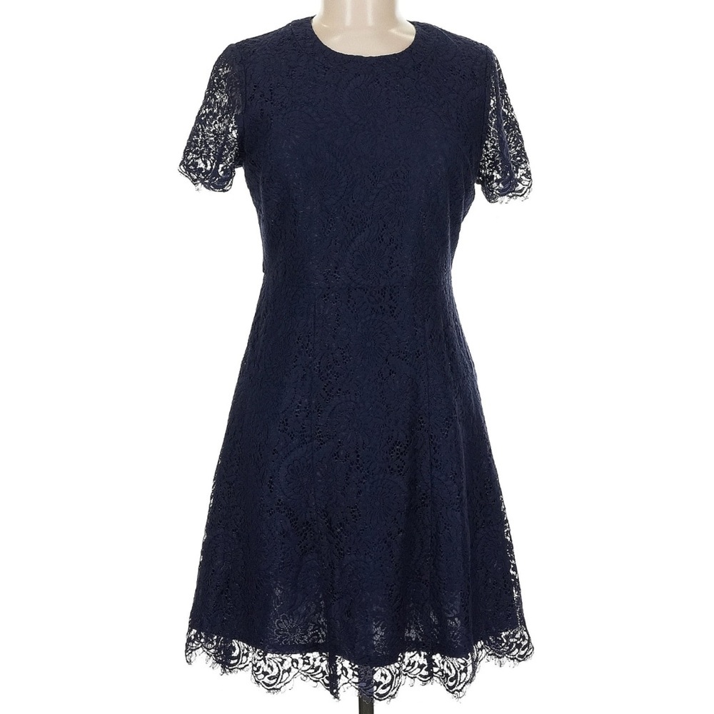 Madewell Navy Lace Dress